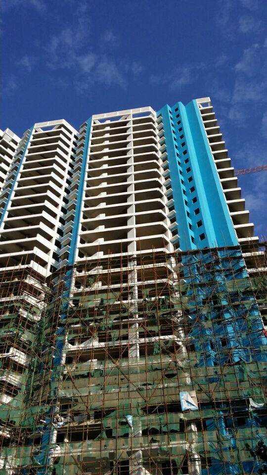 桂林漓江藍(lán)灣外墻涂料裝飾工程(56) - 廣西三象建筑安裝工程有限公司 www.www.gdgm18.cn